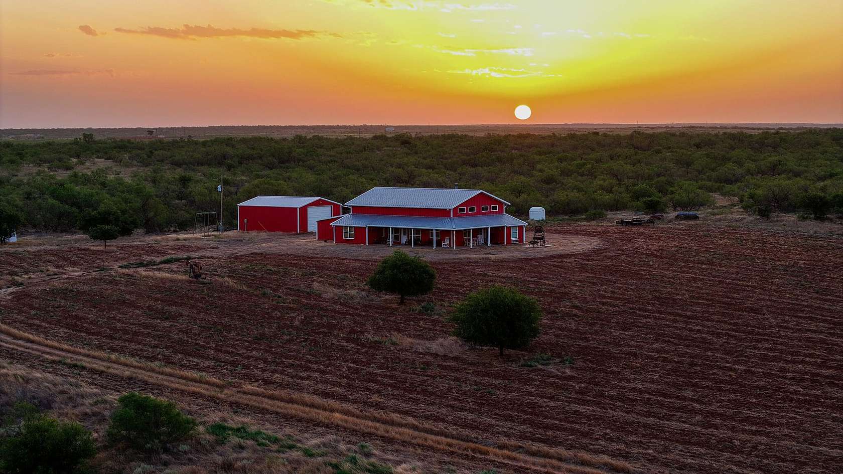 1,100 Acres of Land with Home for Sale in Childress, Texas