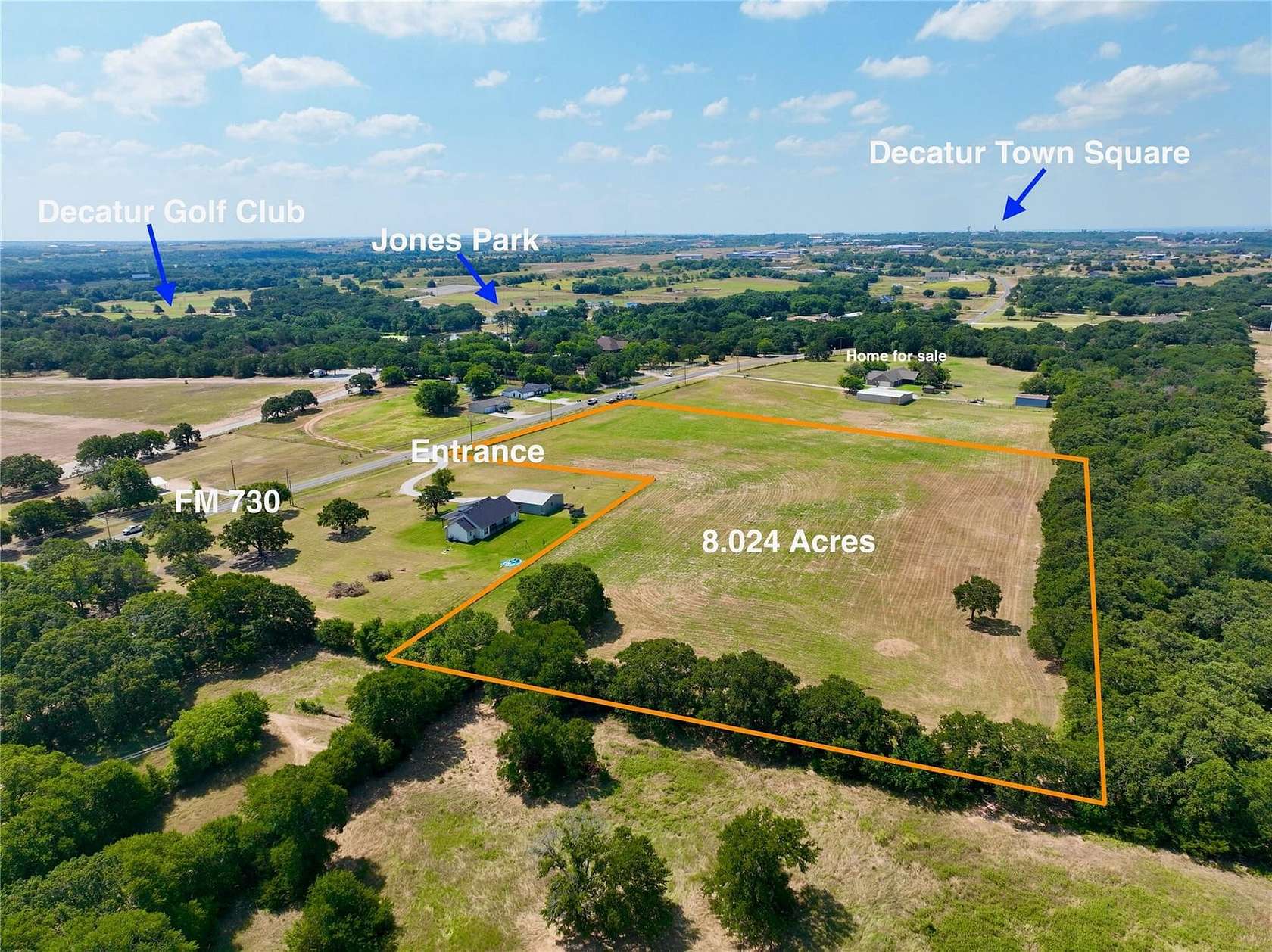 8.024 Acres of Recreational Land for Sale in Decatur, Texas