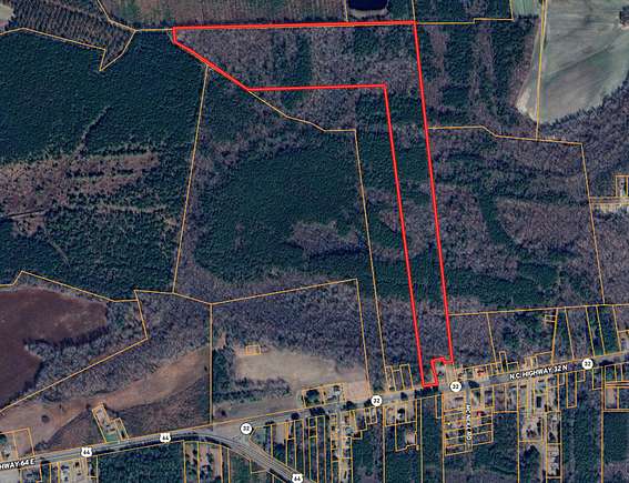 48.3 Acres of Recreational Land & Farm for Sale in Plymouth, North Carolina