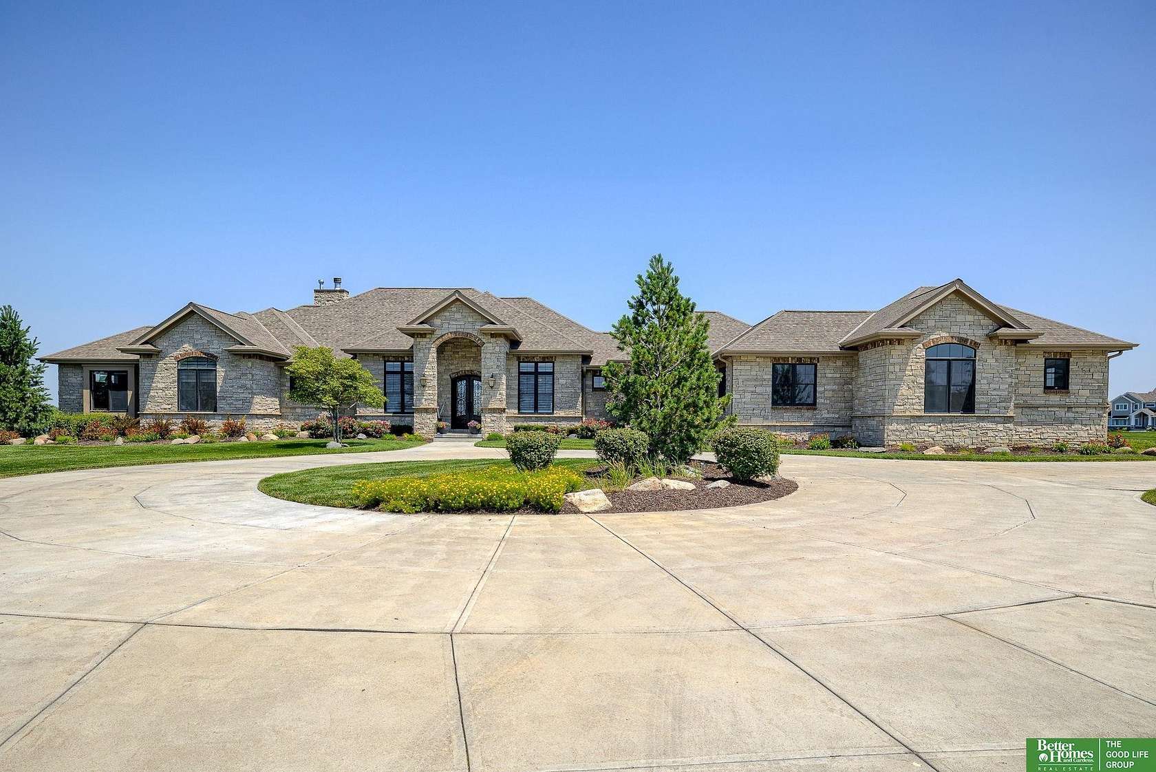 3.046 Acres of Residential Land with Home for Sale in Gretna, Nebraska
