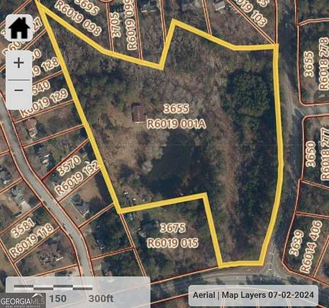 12.18 Acres of Recreational Land for Sale in Snellville, Georgia