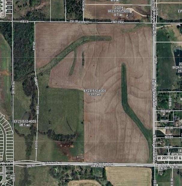 134 Acres of Land for Sale in Spring Hill, Kansas