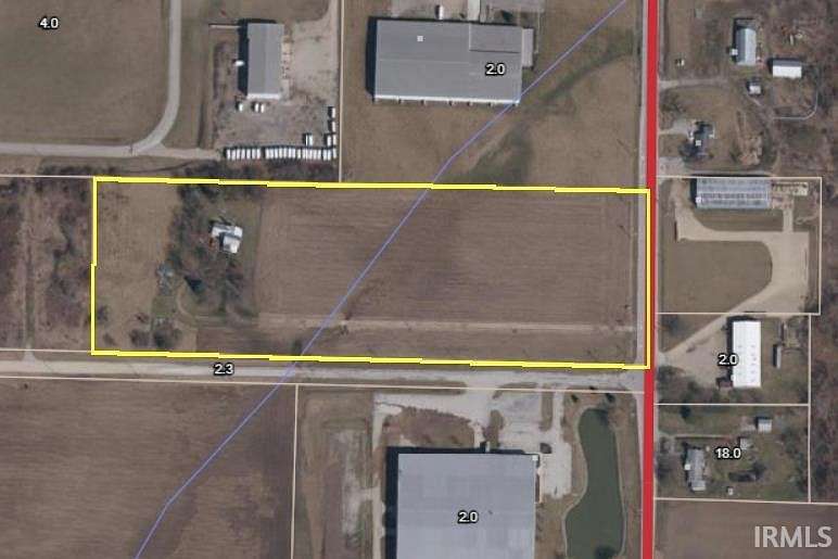 10.95 Acres of Commercial Land for Sale in Union City, Indiana