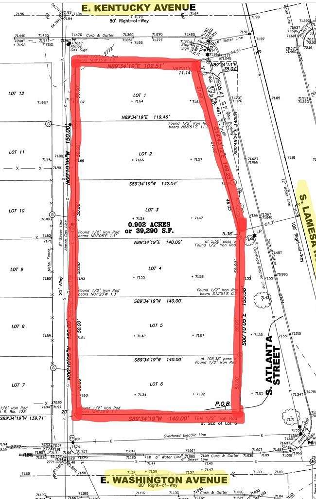 0.939 Acres of Commercial Land for Sale in Midland, Texas