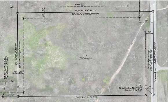 5 Acres of Residential Land for Sale in Ardmore, Oklahoma