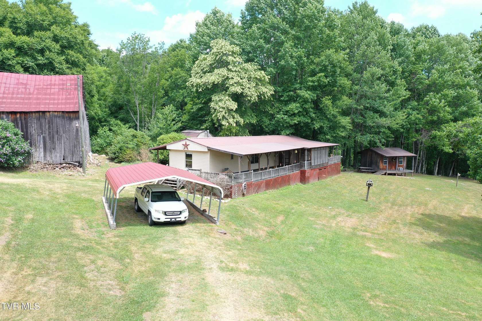 28 Acres of Land with Home for Sale in Honaker, Virginia