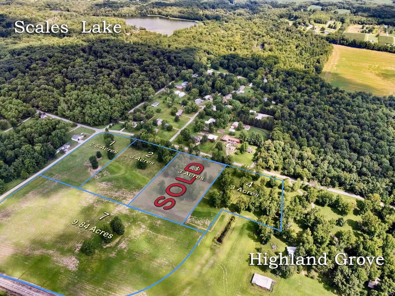 9.84 Acres of Land for Sale in Boonville, Indiana