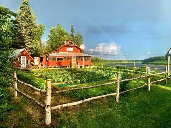 23 Acres of Recreational Land with Home for Sale in Sleetmute, Alaska