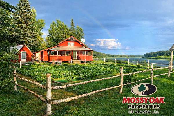 23 Acres of Recreational Land with Home for Sale in Sleetmute, Alaska