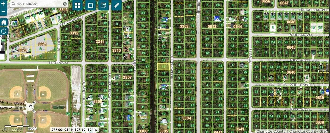 0.26 Acres of Residential Land for Sale in Port Charlotte, Florida