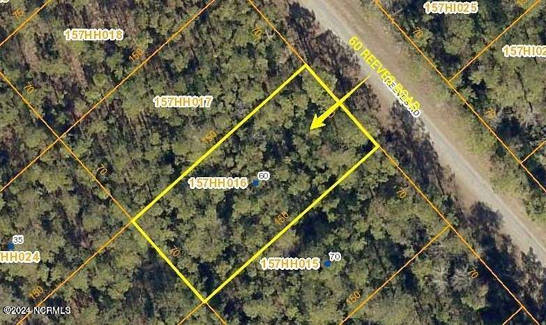 0.24 Acres of Residential Land for Sale in Boiling Spring Lakes, North Carolina