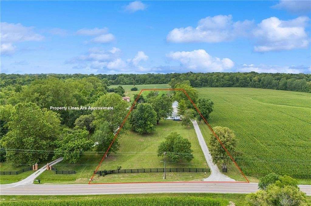 5 Acres of Residential Land with Home for Sale in New Carlisle, Ohio