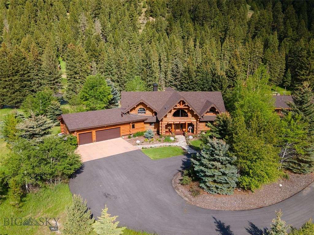 9.438 Acres of Residential Land with Home for Sale in Big Sky, Montana