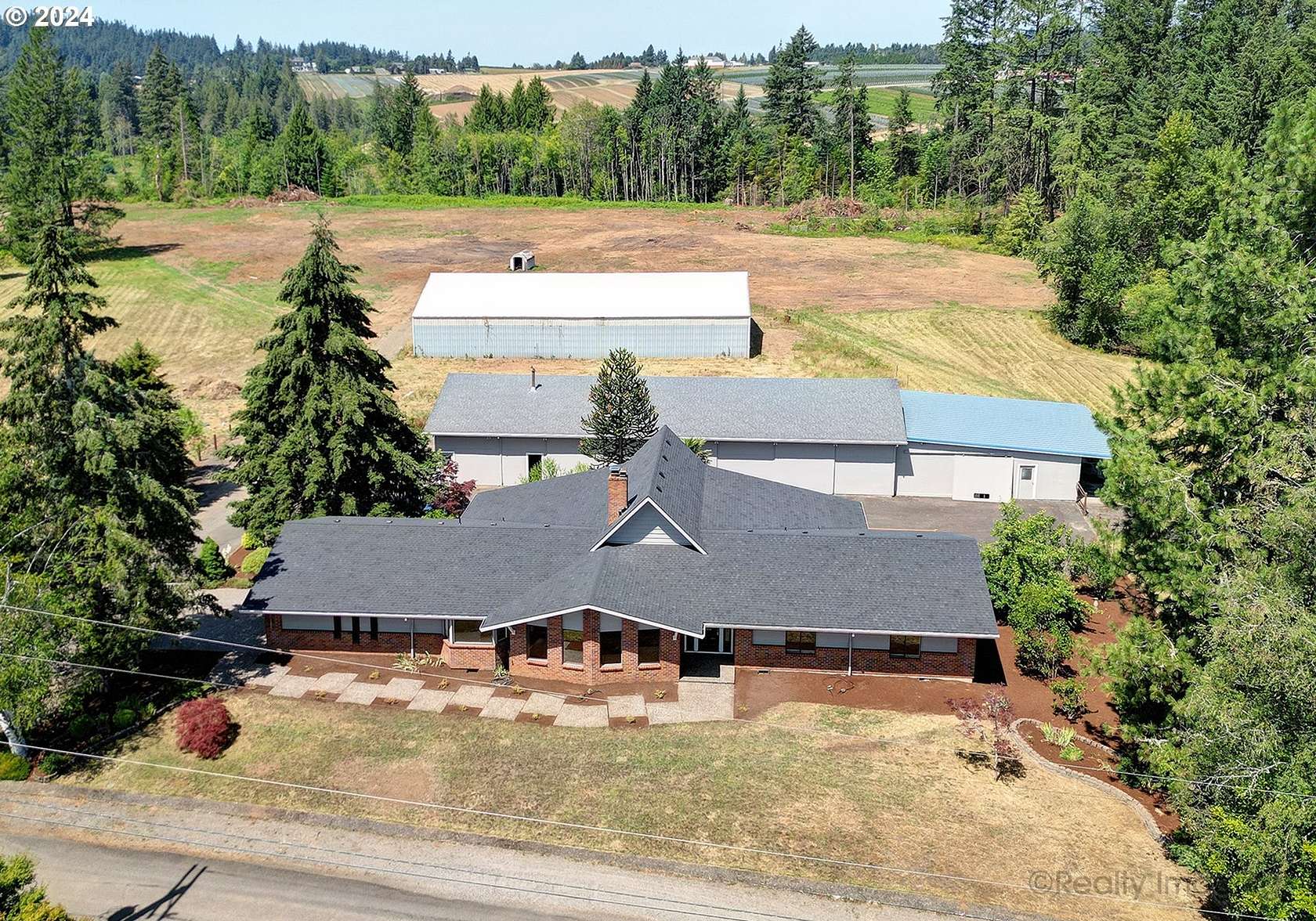 17.07 Acres of Land with Home for Sale in Boring, Oregon