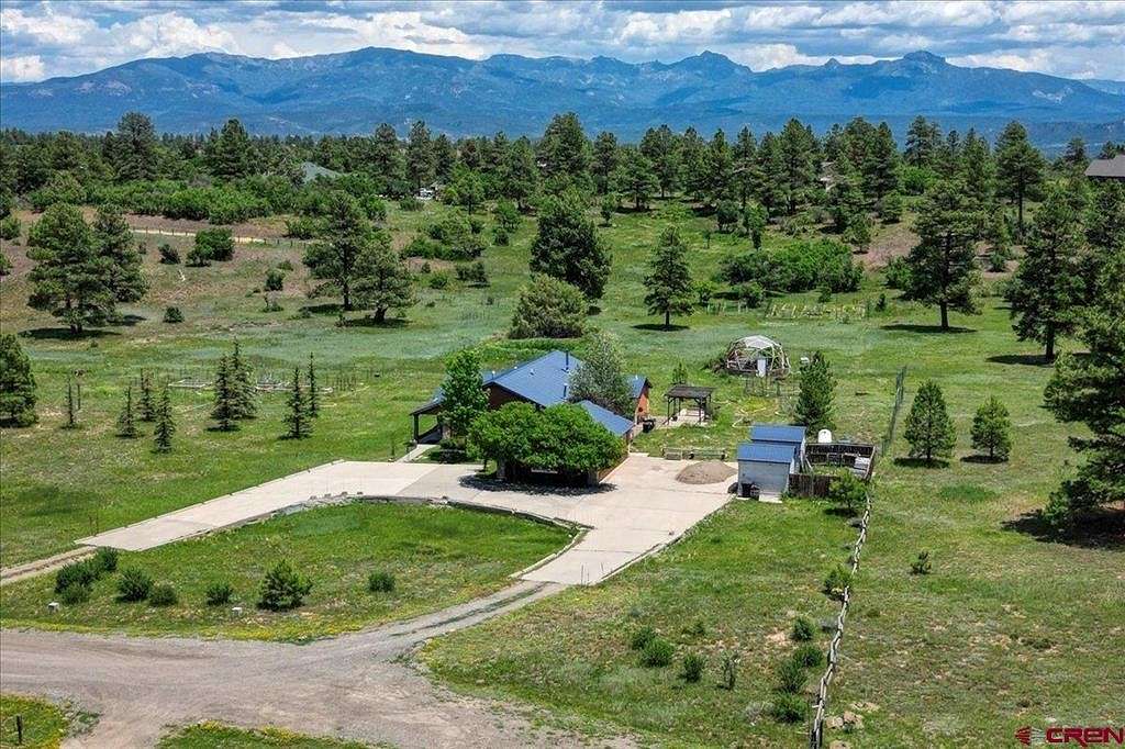 5 Acres of Residential Land with Home for Sale in Pagosa Springs, Colorado
