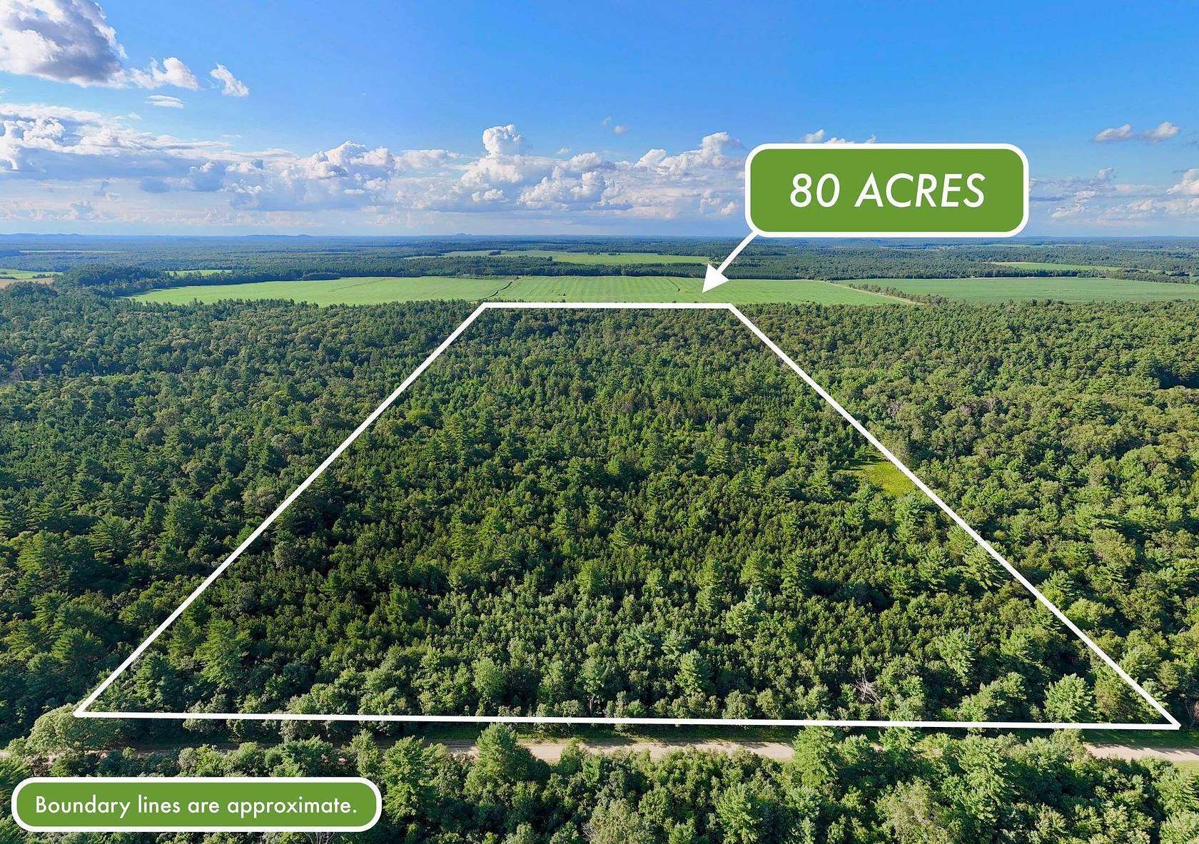 80 Acres of Recreational Land & Farm for Sale in Wisconsin Dells, Wisconsin