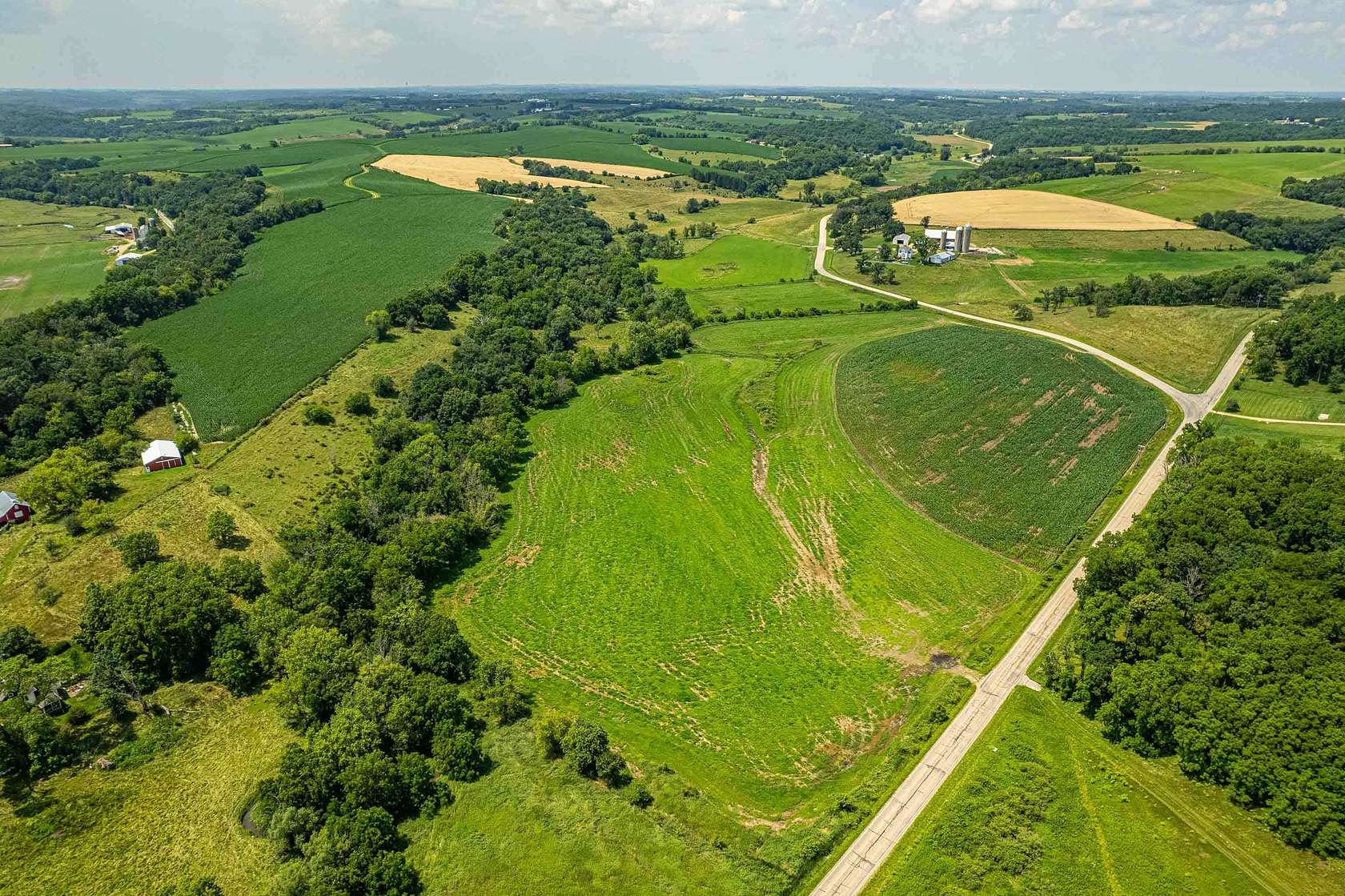 102.6 Acres of Agricultural Land for Sale in Argyle, Wisconsin