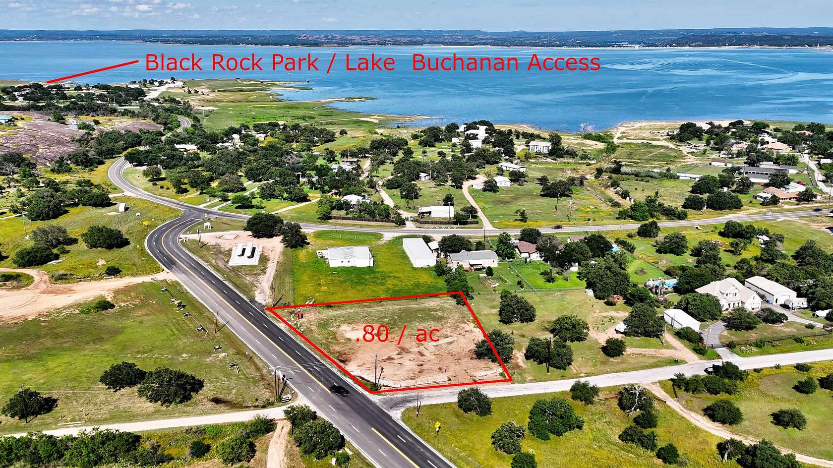 0.8 Acres of Mixed-Use Land for Sale in Buchanan Dam, Texas