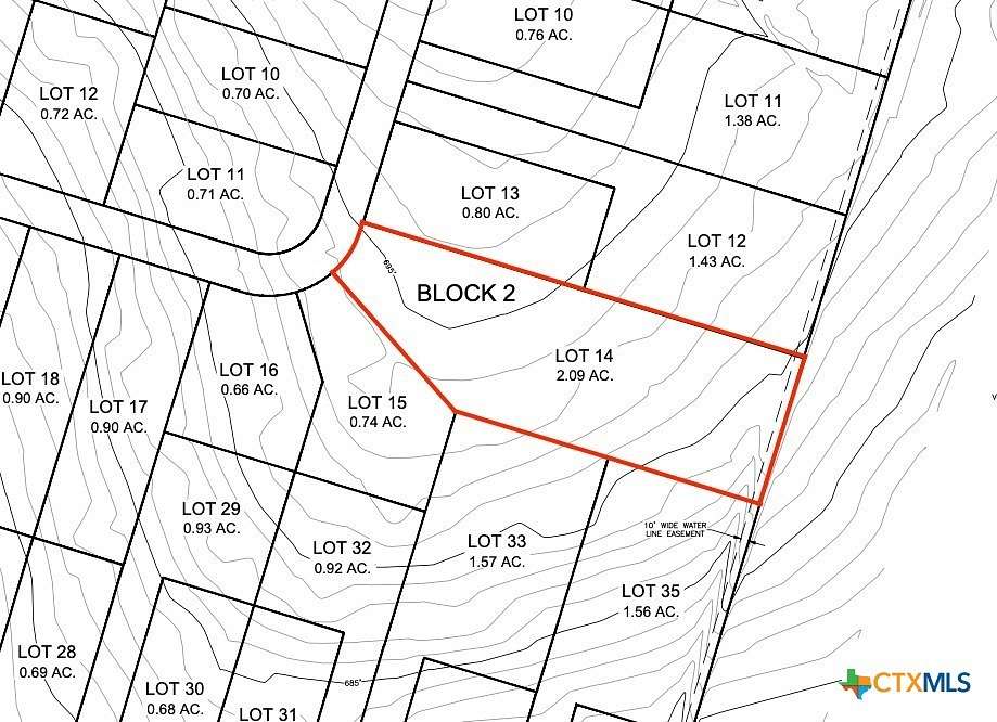 2.09 Acres of Residential Land for Sale in Salado, Texas