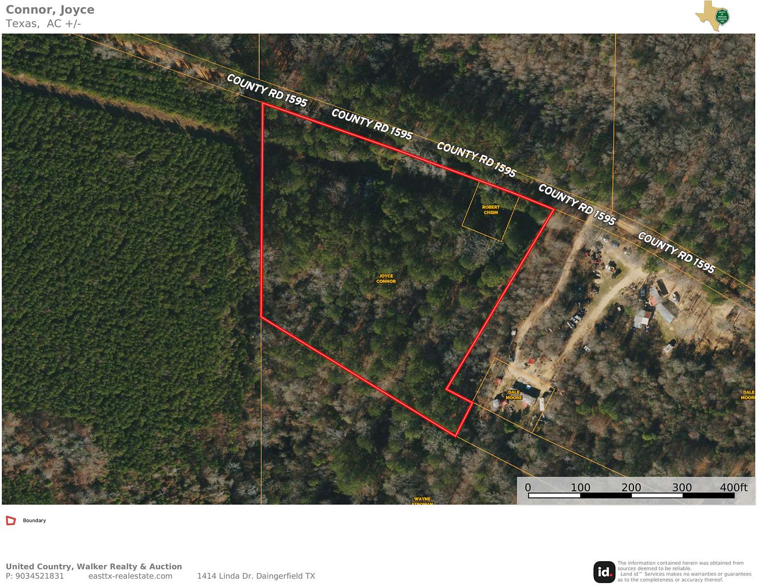 5.23 Acres of Agricultural Land for Sale in Avinger, Texas