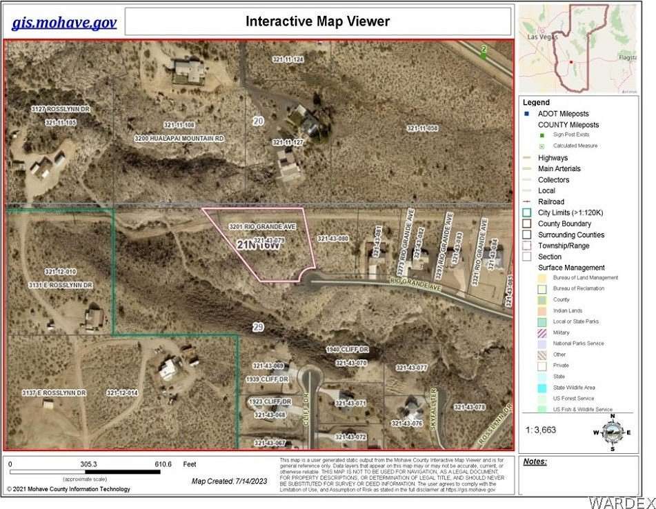 2.1 Acres of Residential Land for Sale in Kingman, Arizona