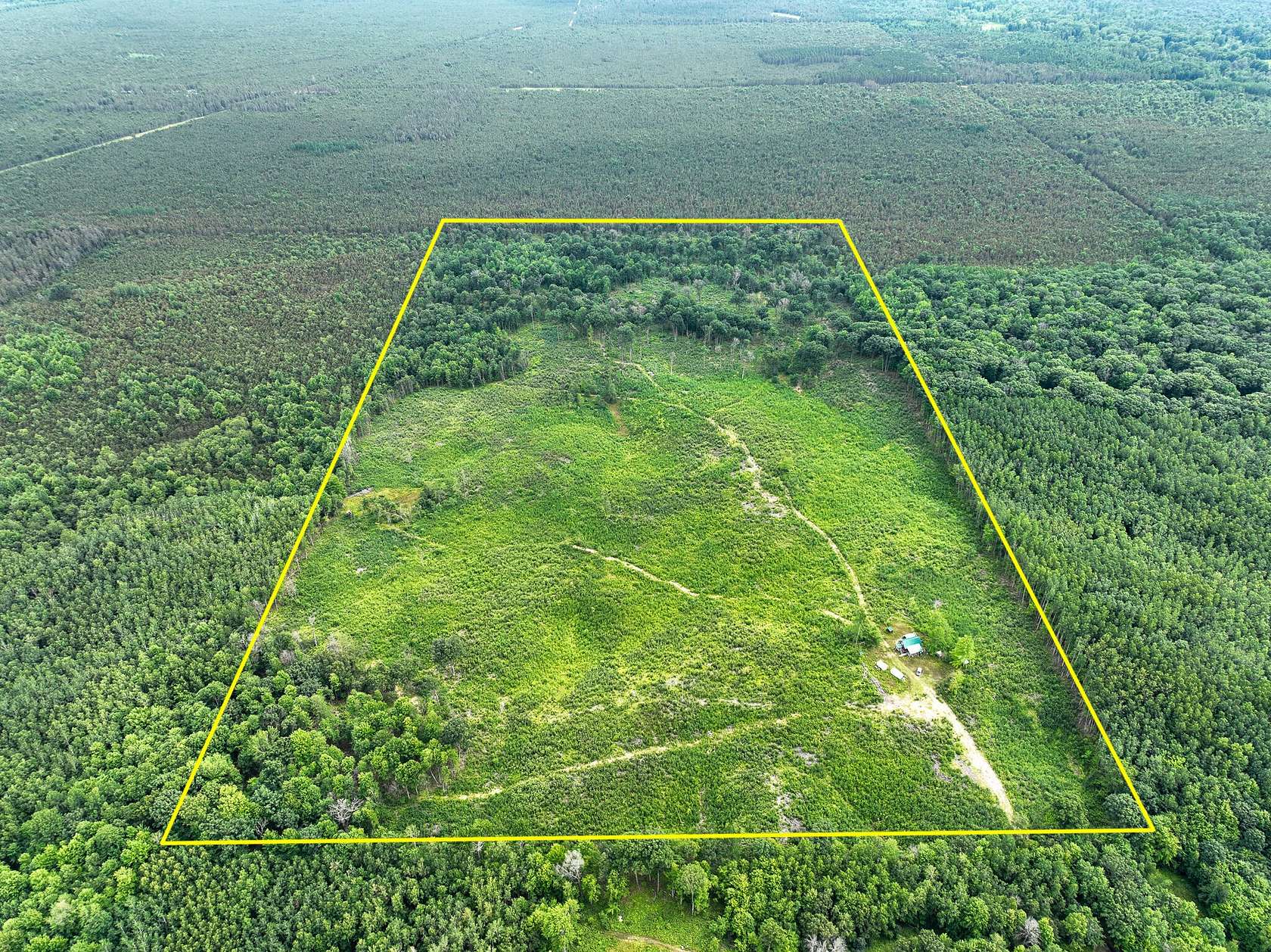 80 Acres of Recreational Land for Sale in Marion, Michigan