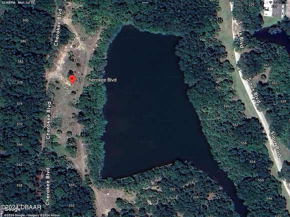 0.15 Acres of Residential Land for Sale in Oak Hill, Florida