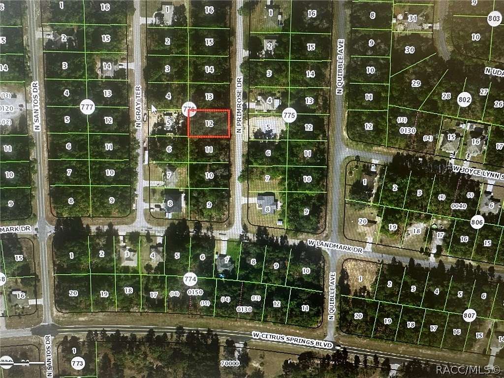 0.23 Acres of Land for Sale in Citrus Springs, Florida