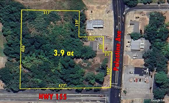 3.899 Acres of Commercial Land for Sale in Palestine, Texas