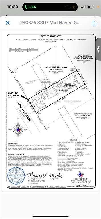 0.03 Acres of Land for Sale in Granbury, Texas