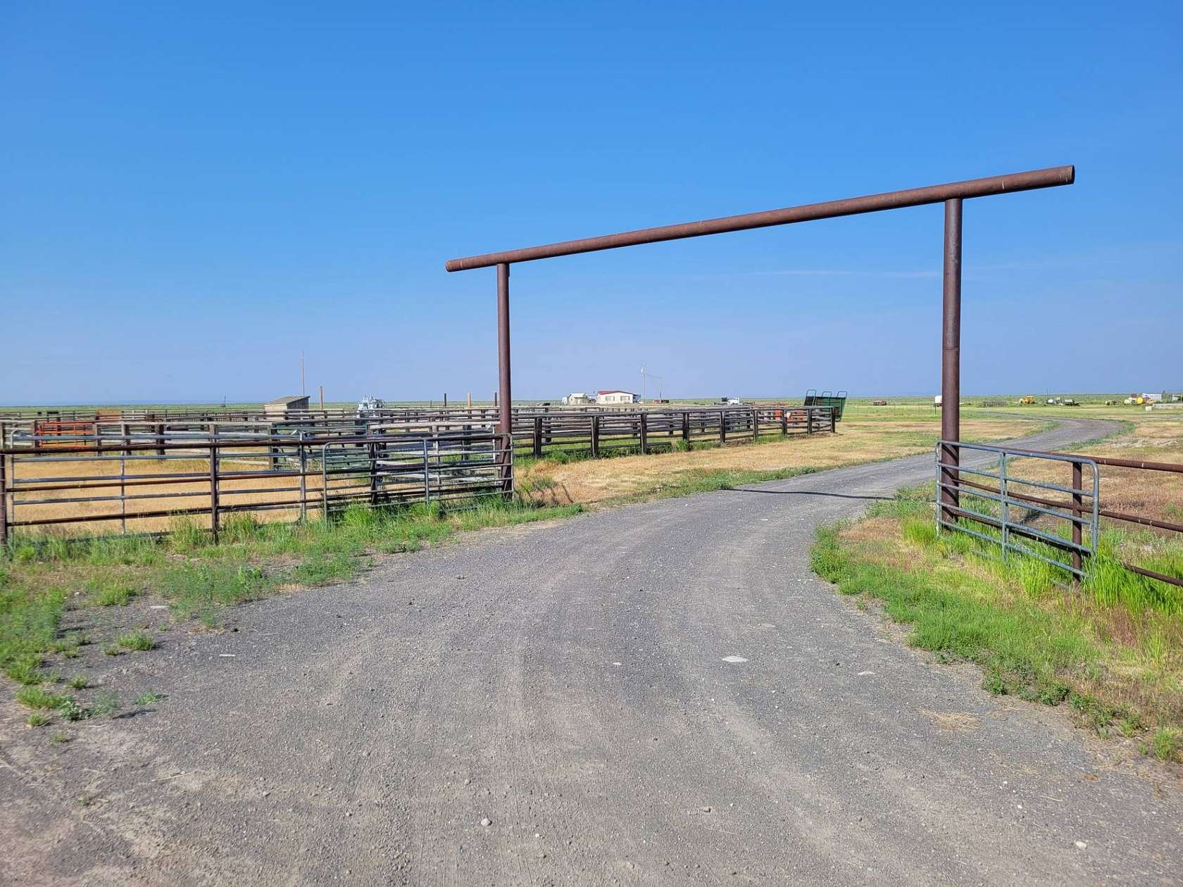 240 Acres of Agricultural Land with Home for Sale in Burns, Oregon