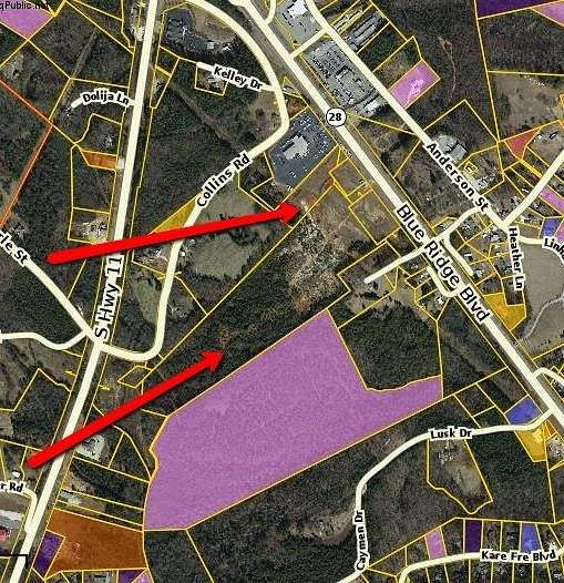 35.63 Acres of Commercial Land for Sale in Walhalla, South Carolina
