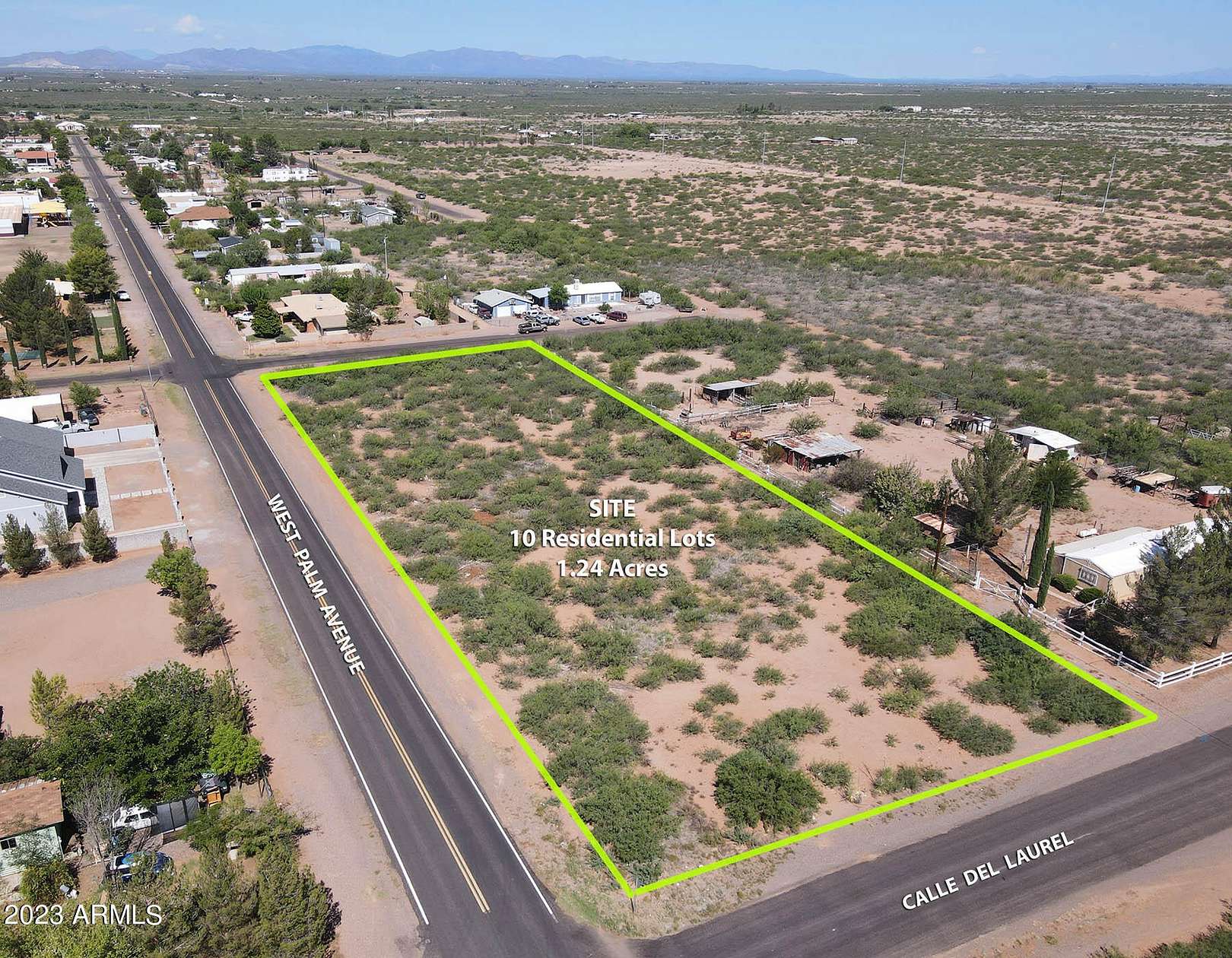 1.24 Acres of Residential Land for Sale in Pirtleville, Arizona