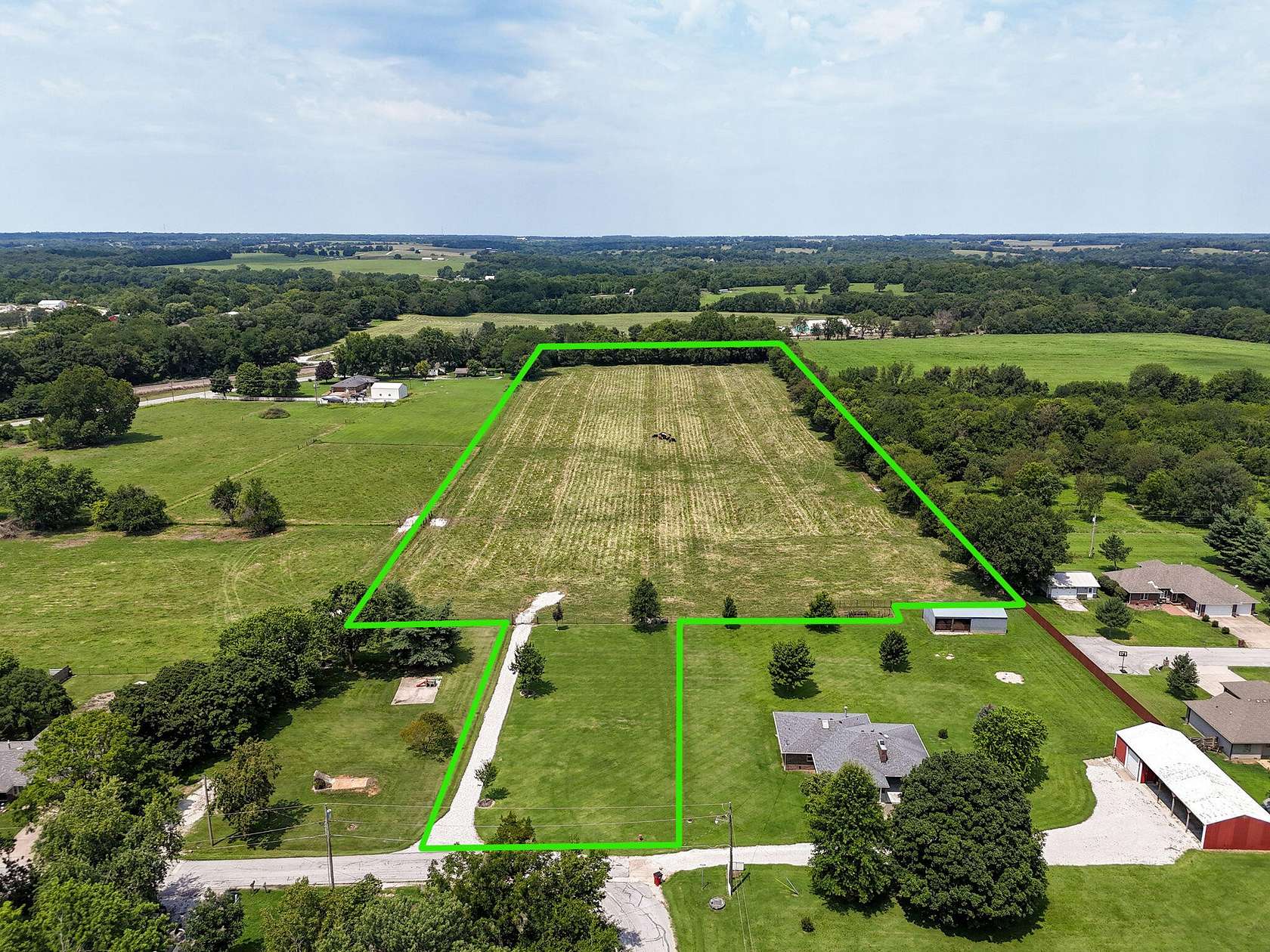 10.771 Acres of Land for Sale in Ash Grove, Missouri