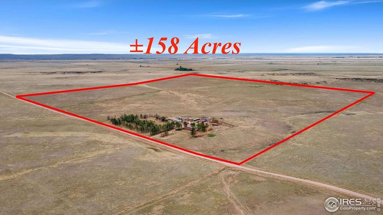 158 Acres of Land with Home for Sale in Carr, Colorado