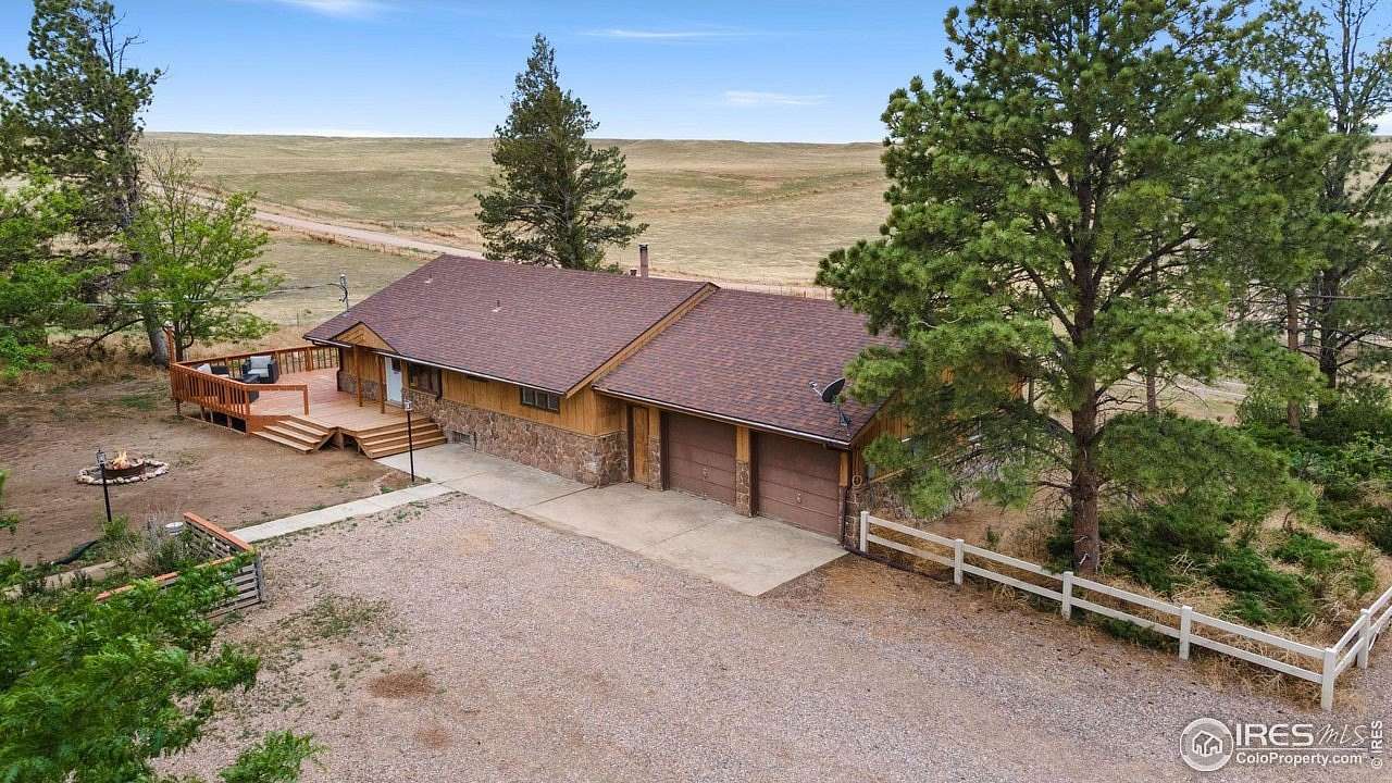 158 Acres of Land with Home for Sale in Carr, Colorado