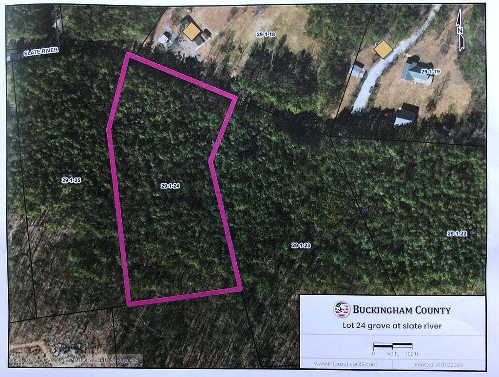 4.296 Acres of Residential Land for Sale in Arvonia, Virginia