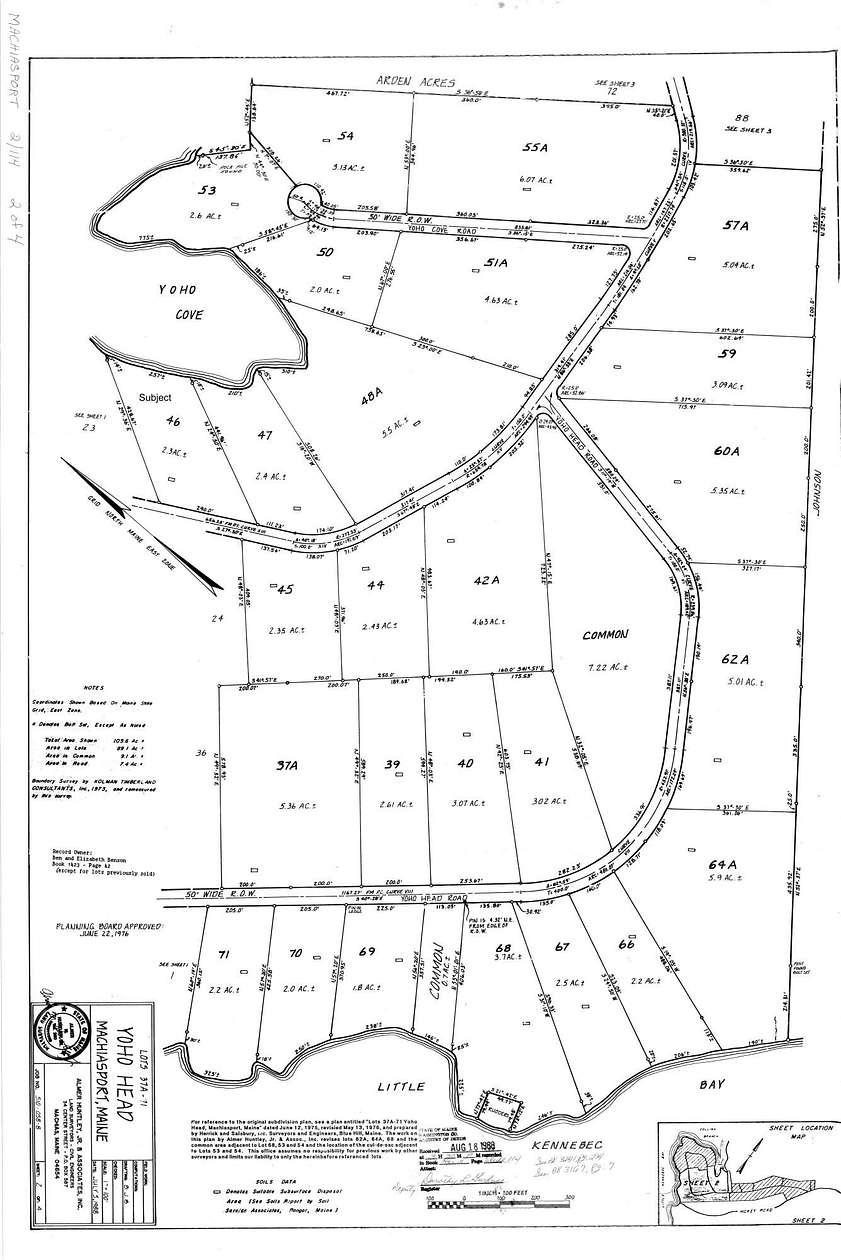 2.3 Acres of Residential Land for Sale in Machiasport, Maine