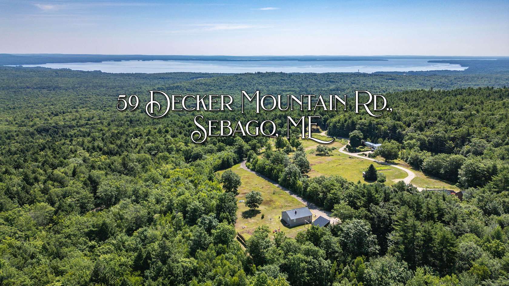 2 Acres of Residential Land with Home for Sale in Sebago Town, Maine