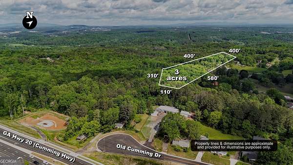 3 Acres of Mixed-Use Land for Sale in Canton, Georgia