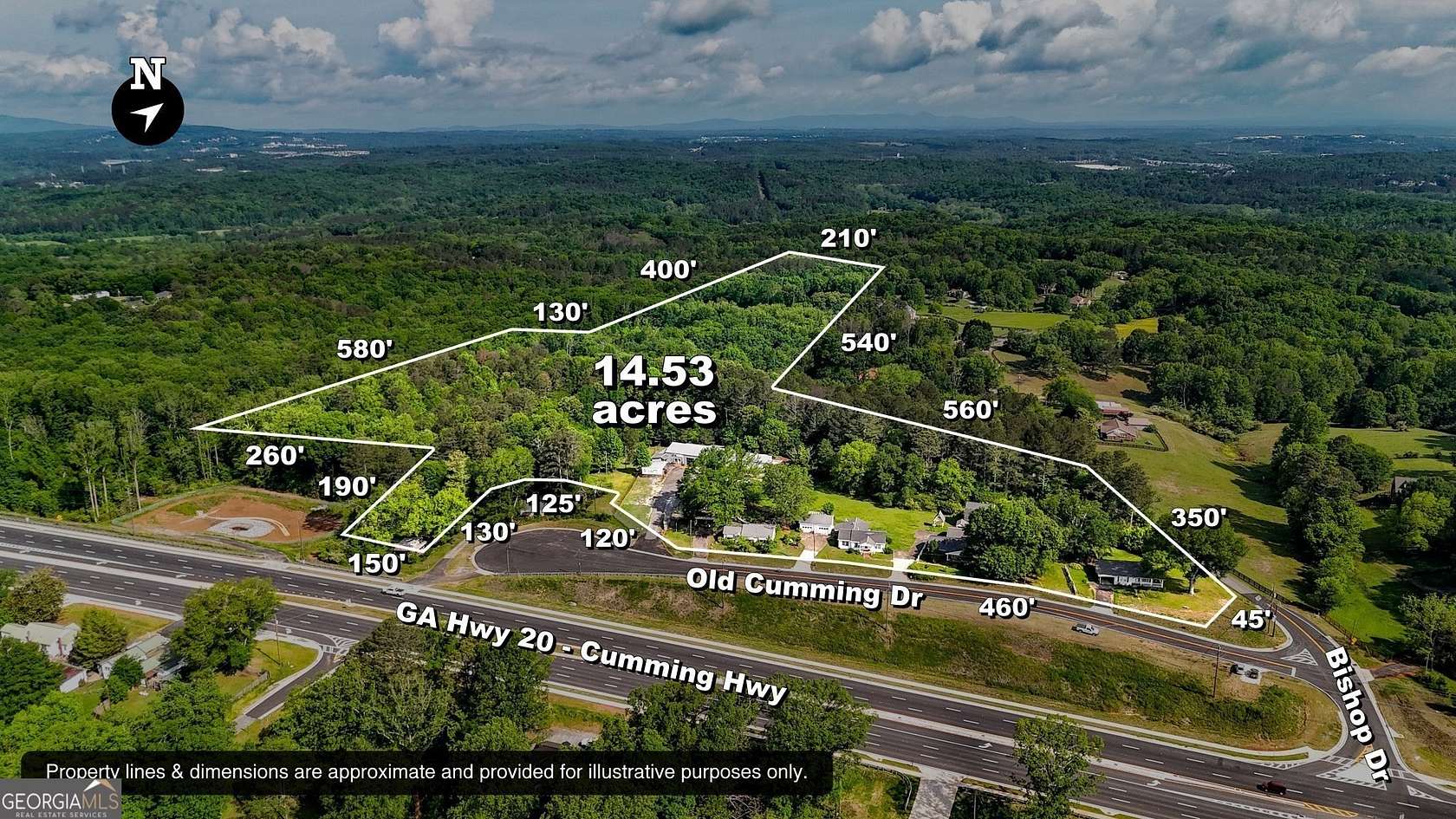 5 Acres of Mixed-Use Land for Sale in Canton, Georgia