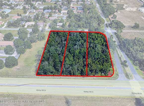 2.631 Acres of Commercial Land for Sale in Brooksville, Florida