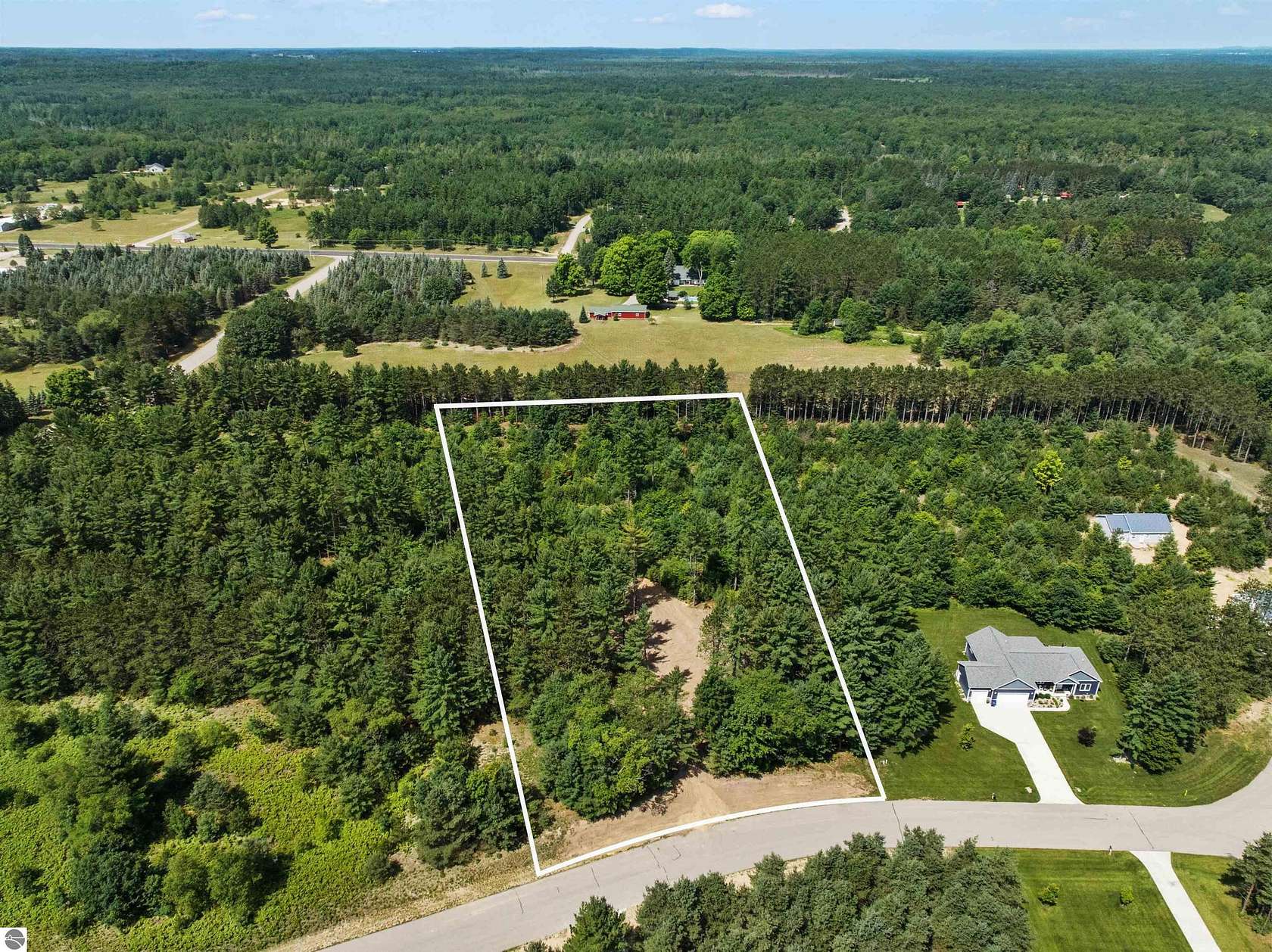2.54 Acres of Residential Land for Sale in Kingsley, Michigan