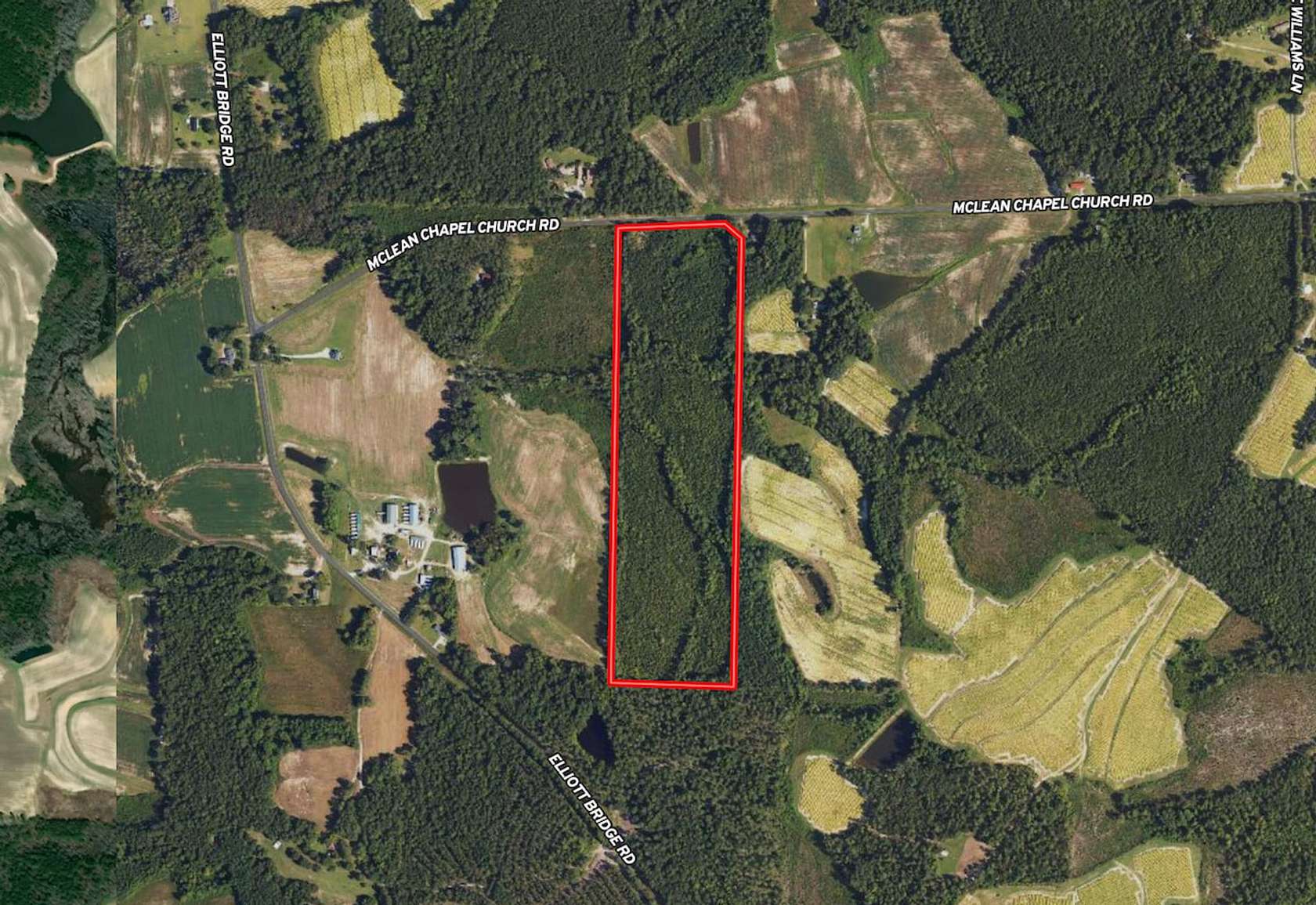 37.42 Acres of Recreational Land for Sale in Bunnlevel, North Carolina