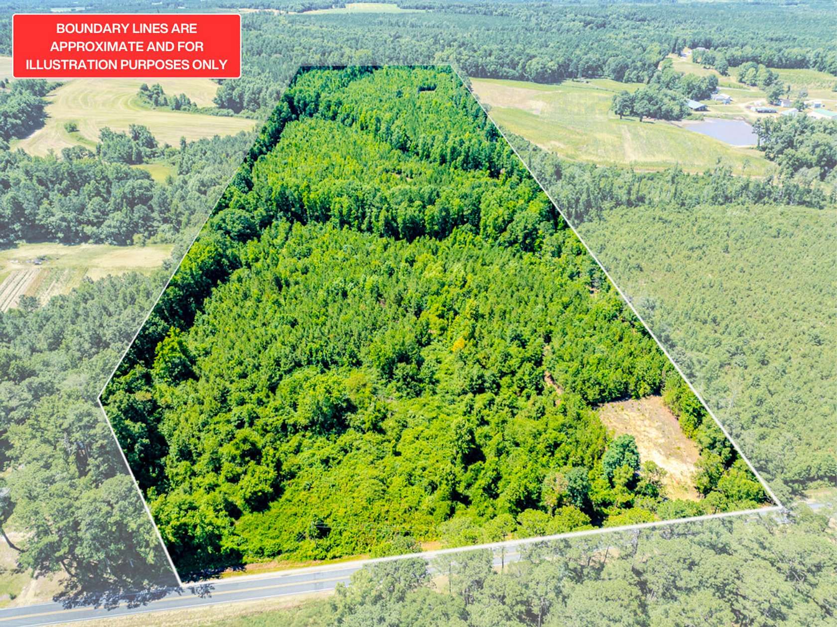 37.42 Acres of Recreational Land for Sale in Bunnlevel, North Carolina