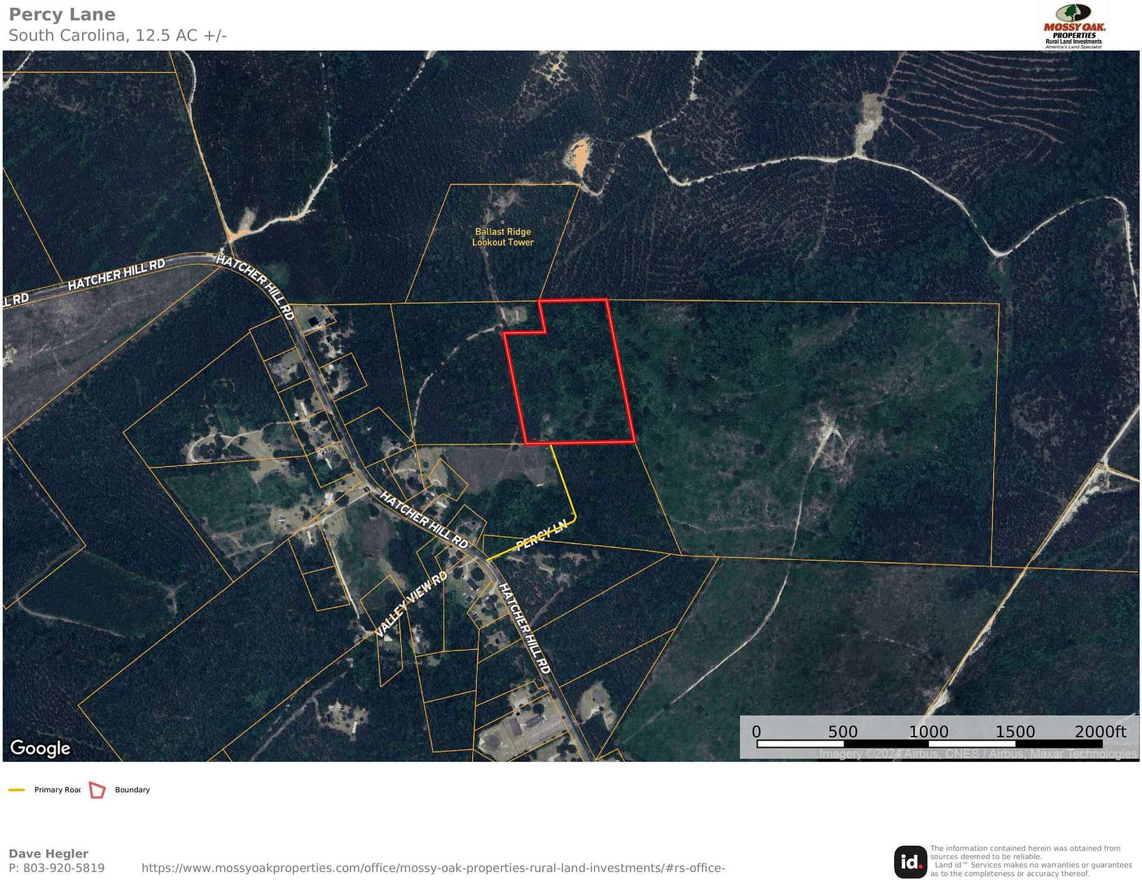 12.5 Acres of Land for Sale in Wallace, South Carolina