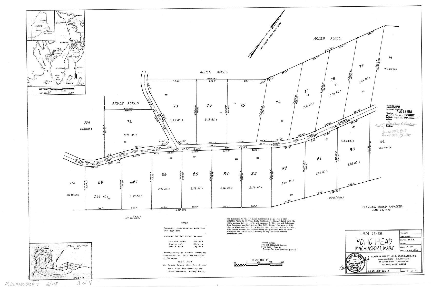 3.28 Acres of Land for Sale in Machiasport, Maine