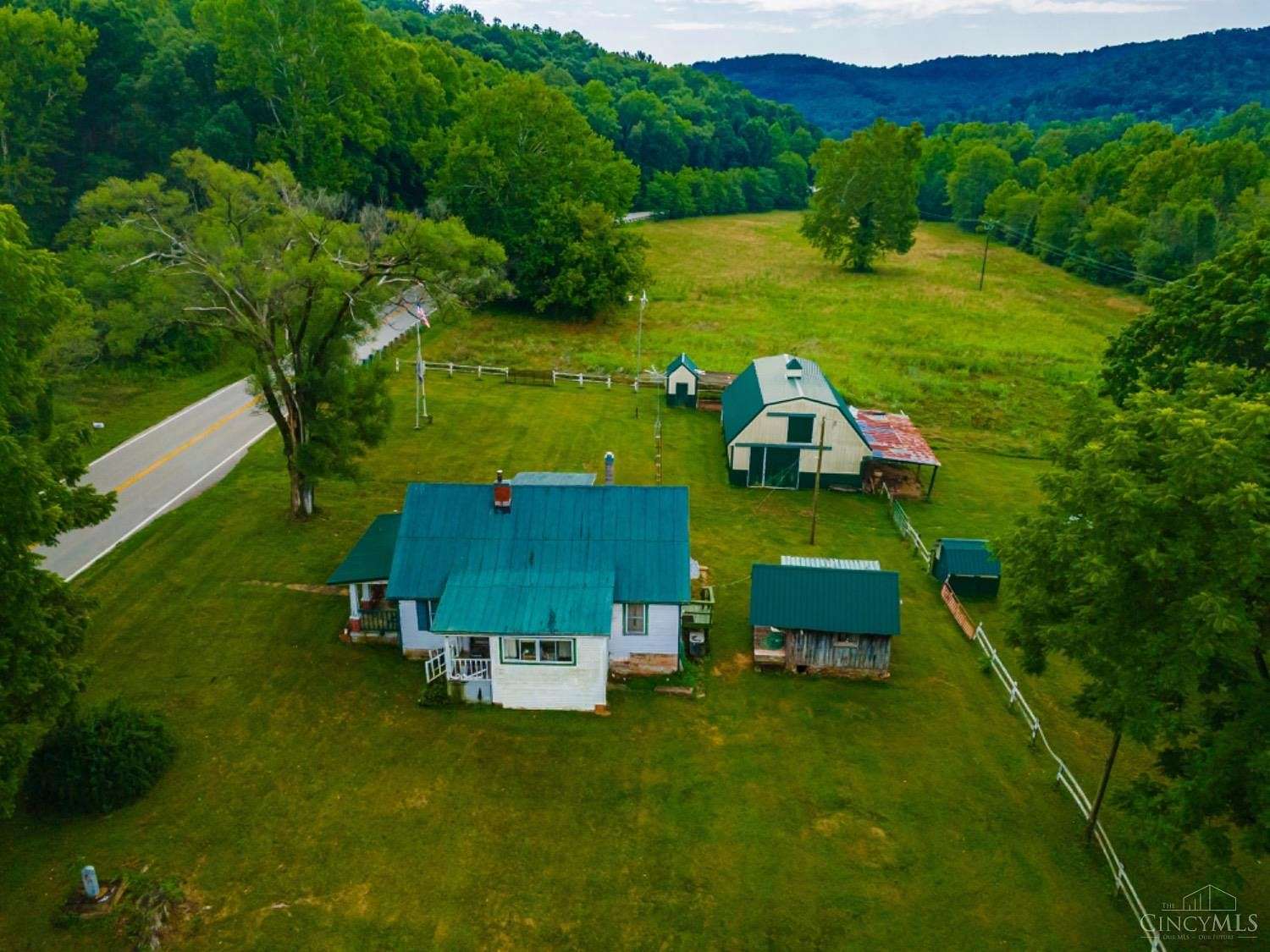 18 Acres of Land with Home for Sale in Peebles, Ohio