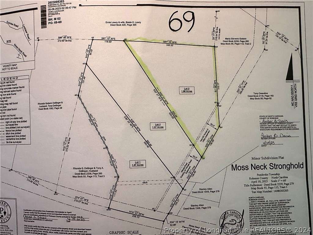 1.98 Acres of Residential Land for Sale in Lumberton, North Carolina
