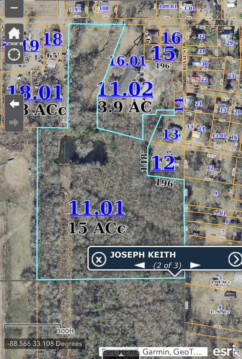 15 Acres of Land for Sale in Macon, Mississippi